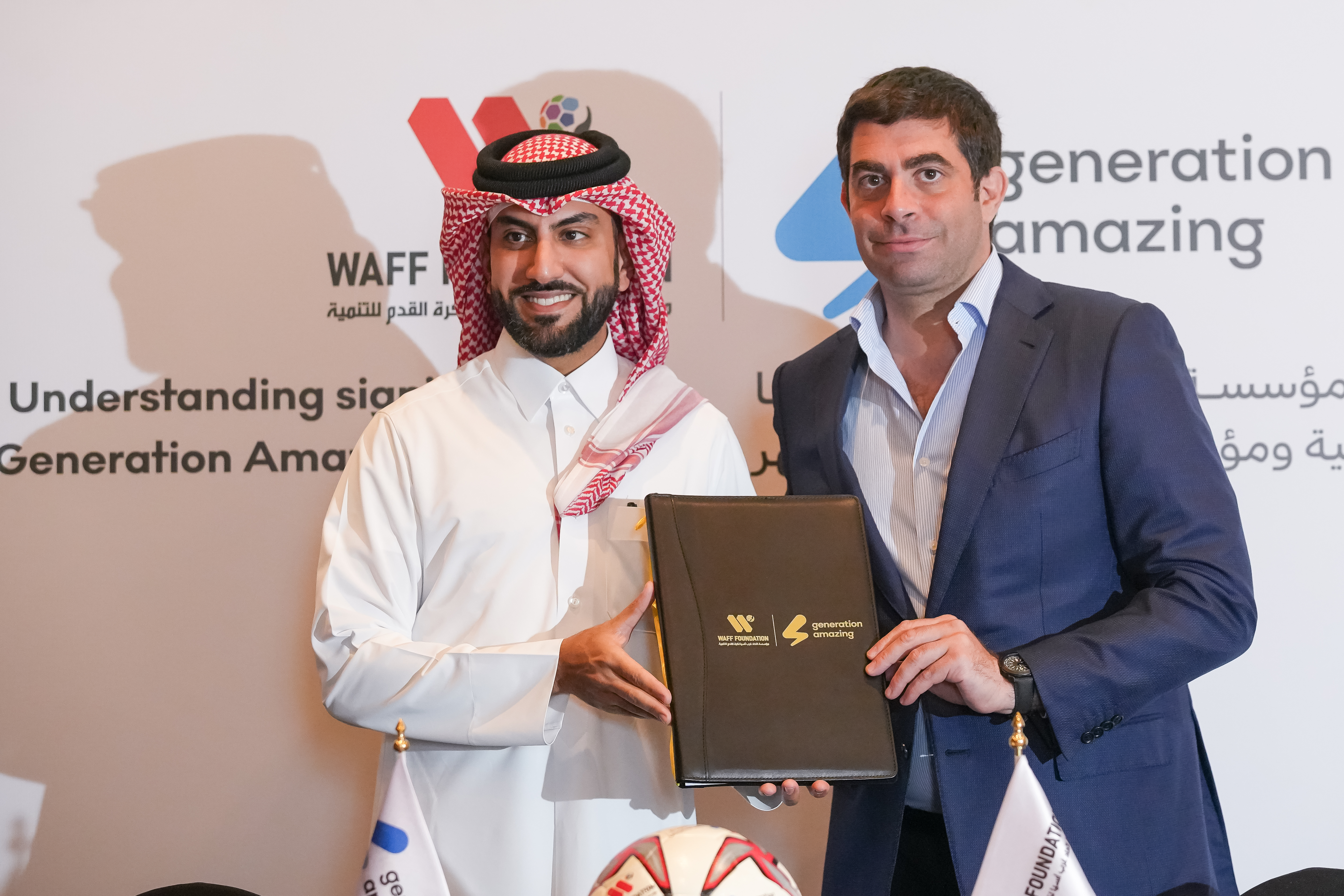 WAFF Foundation and GA Foundation Ink Partnership to Empower Marginalised Youth in Jordan Through Sport